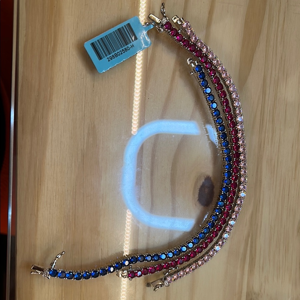 Elegant Multicolor Tennis Bracelet Set